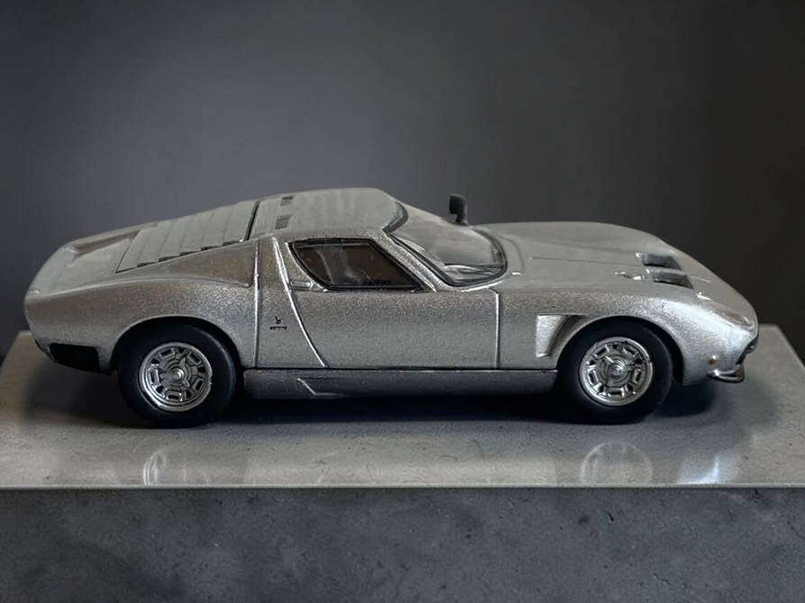 Kyosho Lamborghini Miura Jota Silver Minicar Collection IV 1:64