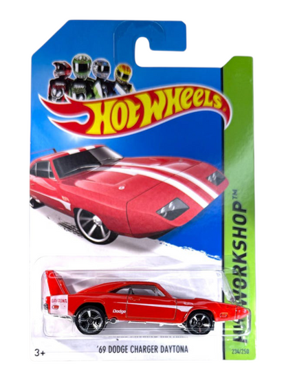 HotWheels '69 dodge charger daytona (Blister Damage) Imported Mainline 1/64 Scale