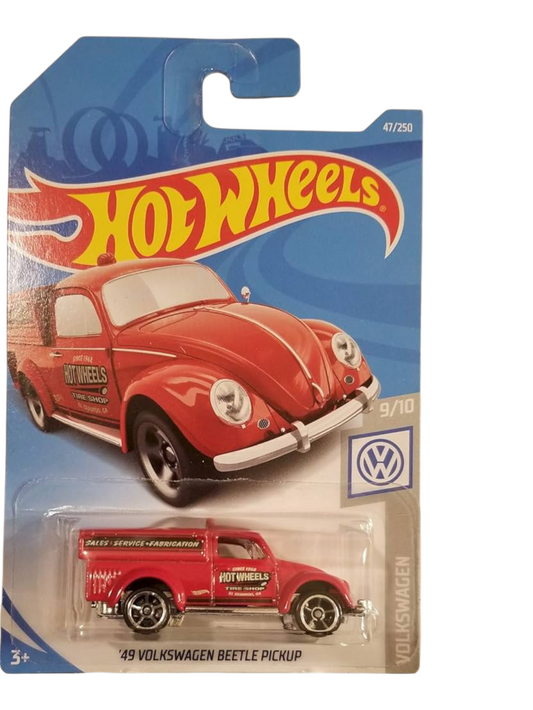 HotWheels 49 Volkswagen Beetle Pickup Imported Mainline 1:64 Scale