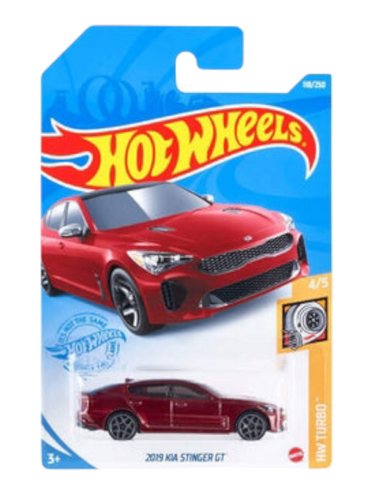 Hotwheels 2019 Kia Stinger GT Imported Mainline 1:64 Scale