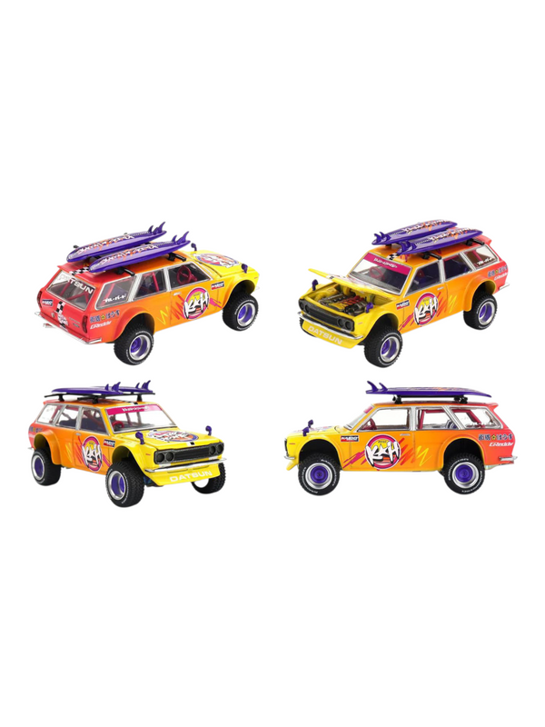 Mini GT Kaido House Datsun 510 Wagon 4x4 Kaido Islands V1 Code-210