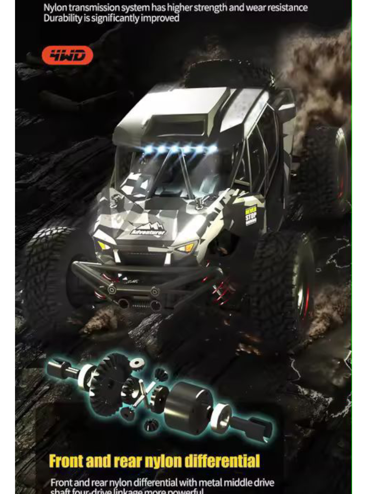 Top Racing Series Adventurer Four-Wheel High-Speed Remote Control (RC) Car