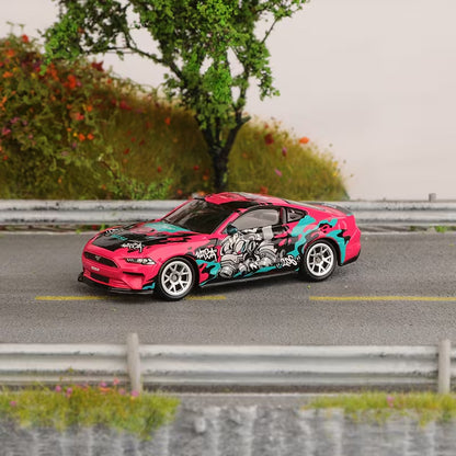 CCA 2018 ford mustang gt 1:64 Scale (with acrylic case)