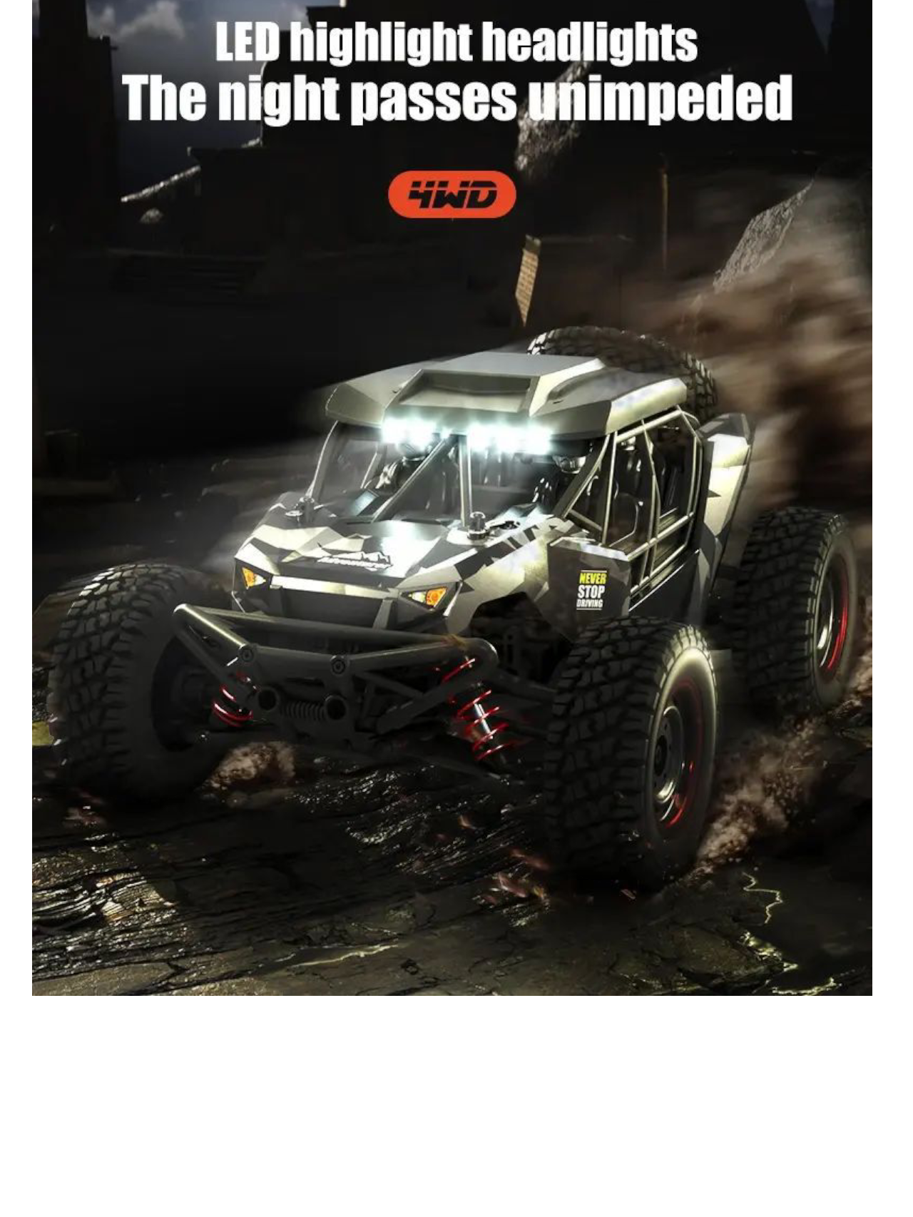 Top Racing Series Adventurer Four-Wheel High-Speed Remote Control (RC) Car