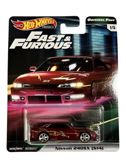 Hotwheels fast & furious nissan 240sx (s14) imported premium 1:64 Scale