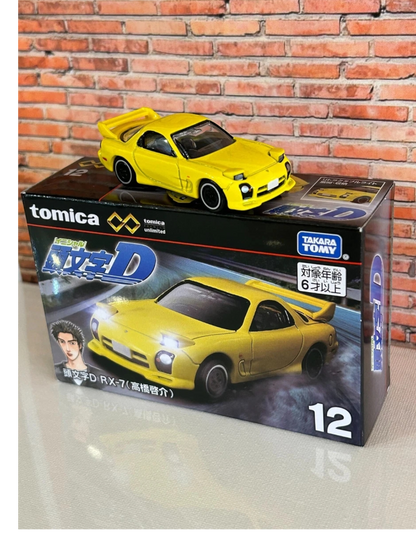 Takara Tomy Tomica initial d mazda rx-7 1:64 Scale