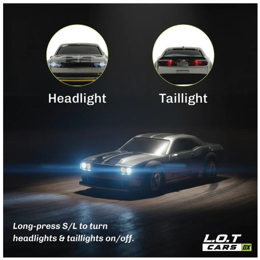 LD RTR (No.3601) 2.4GHz Wireless Remote Control Headlamp Light Turbo Speed 1:64 Scale RC Model