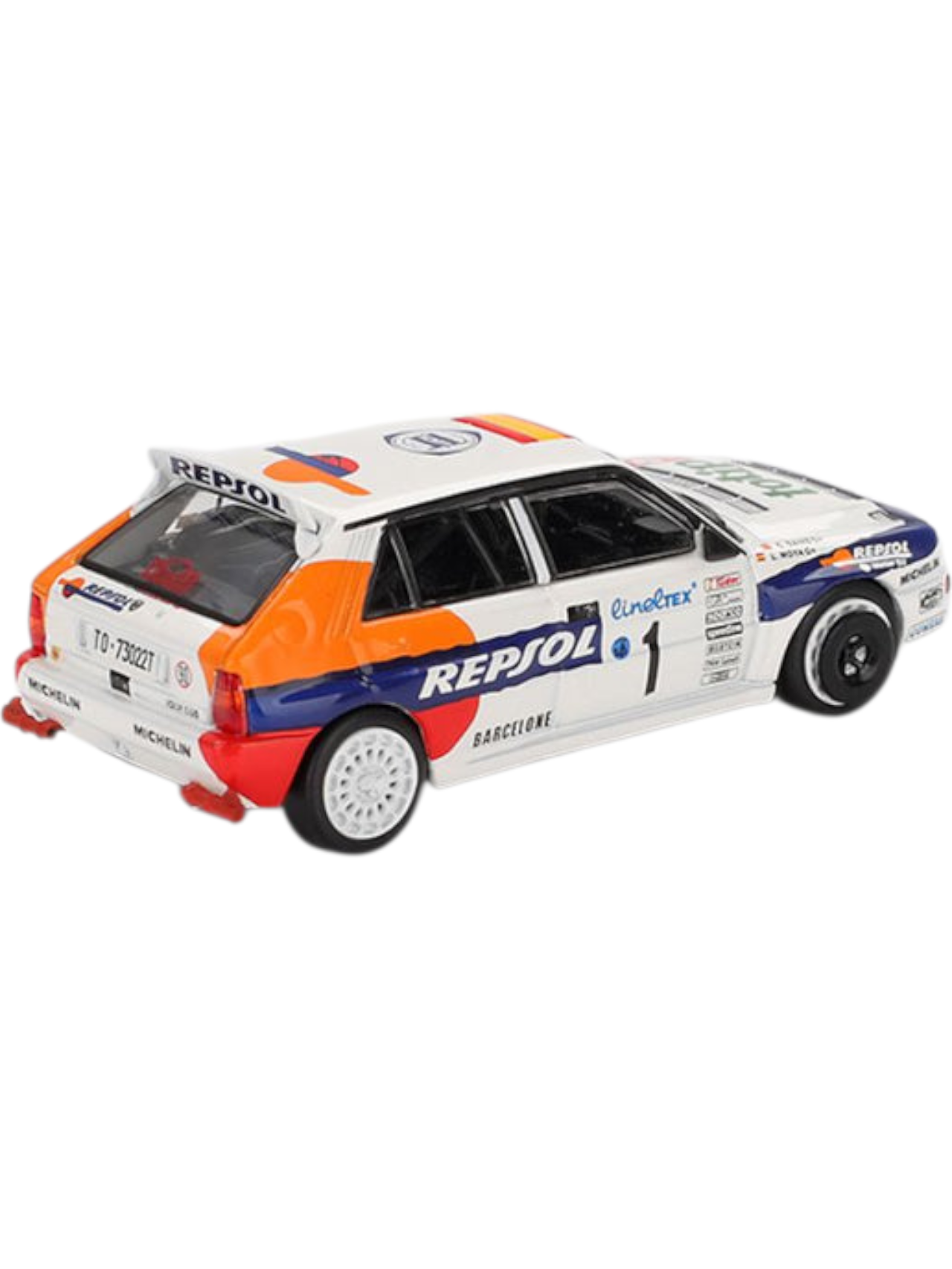 Mini GT #1131: Lancia Delta HF Integrale Evoluzione #1 1993 Rallye Monte-Carlo