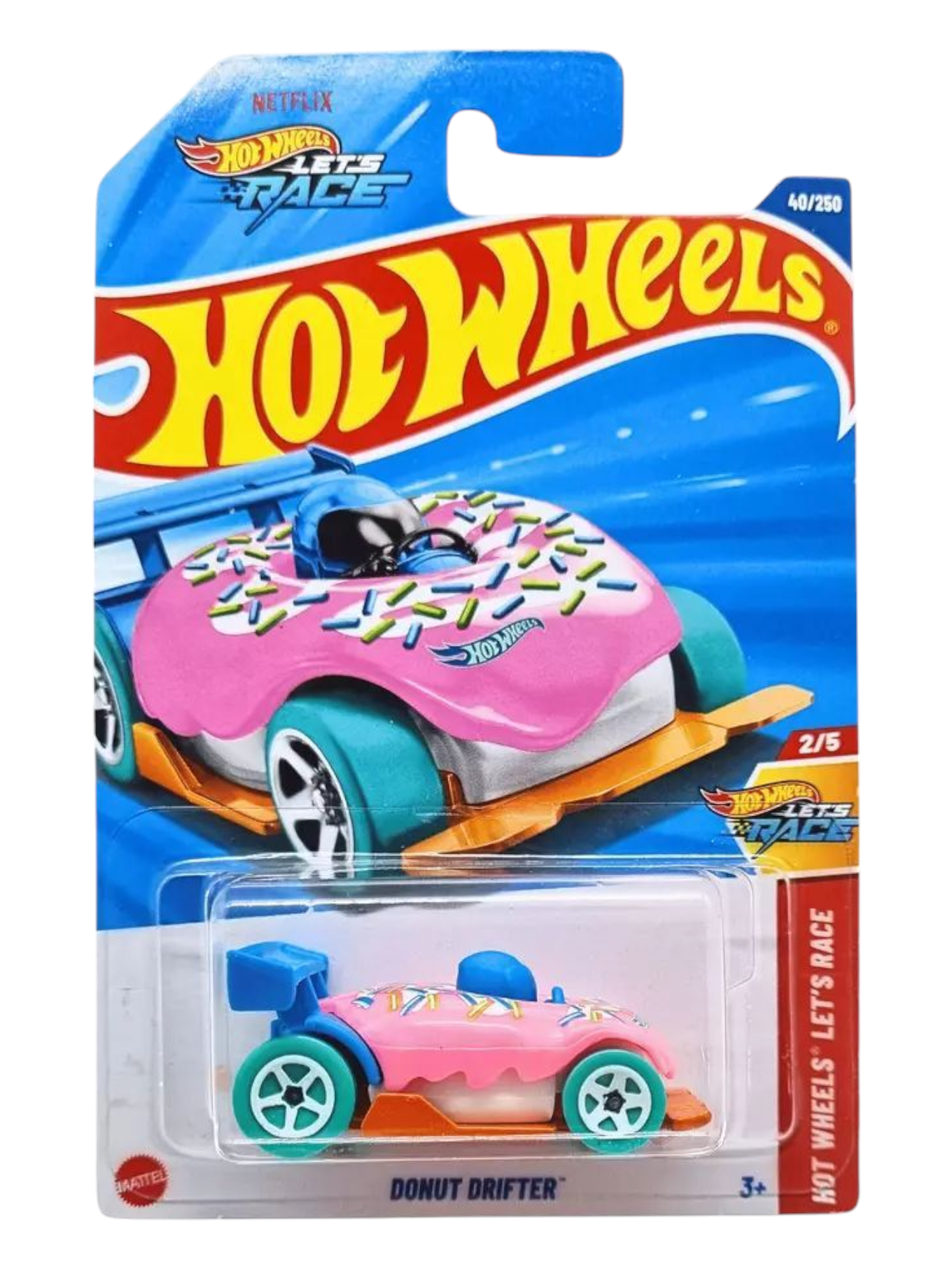 HotWheels Donut Drifter Let's Race Imported Mainline 1:64 Scale