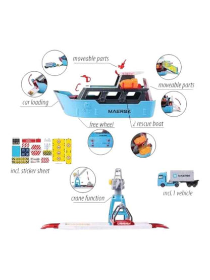 Majorette - Maersk Logistic Series Creatix Logistic Freight Ship