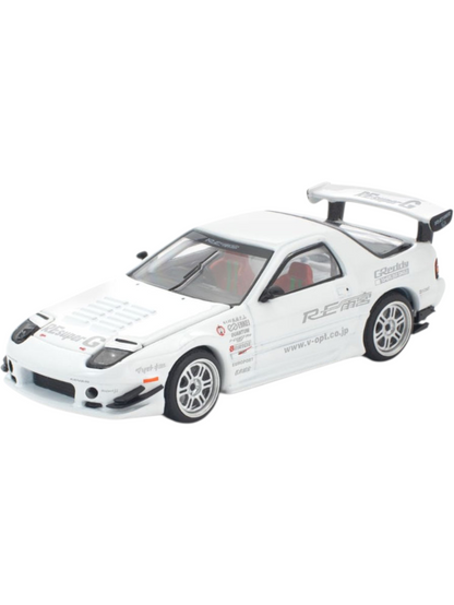 Pop Race #260: Mazda RX7 FC3S Re-Amemiya - White 1:64 Scale