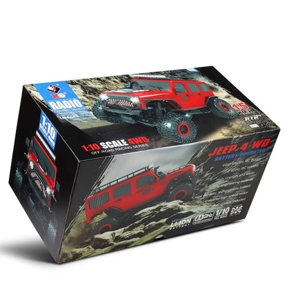 XK 1:10 Scale 4WD Off-Road RC Jeep | 15 KM/H | 2.4GHz Radio Control Vehicle | RTR Cross-Country Racing Series remote control Car