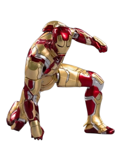 Marvel Studio ZD Toys Iron Man Mk42 With Lighting Function Action Figure 1:10 Scale collection