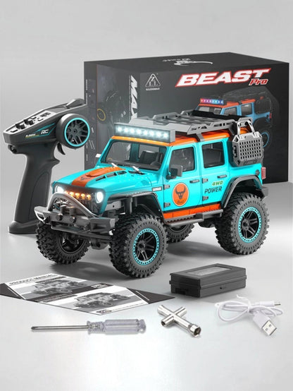 ZLL SG206 PRO/MAX RTR 1/20 2.4G 4WD Brushed/Brushless RC Car Wrangler Rock Crawler Off-Road Climbing Truck LED Lights Metal Frame Full Proportional Vehicles Models Toys