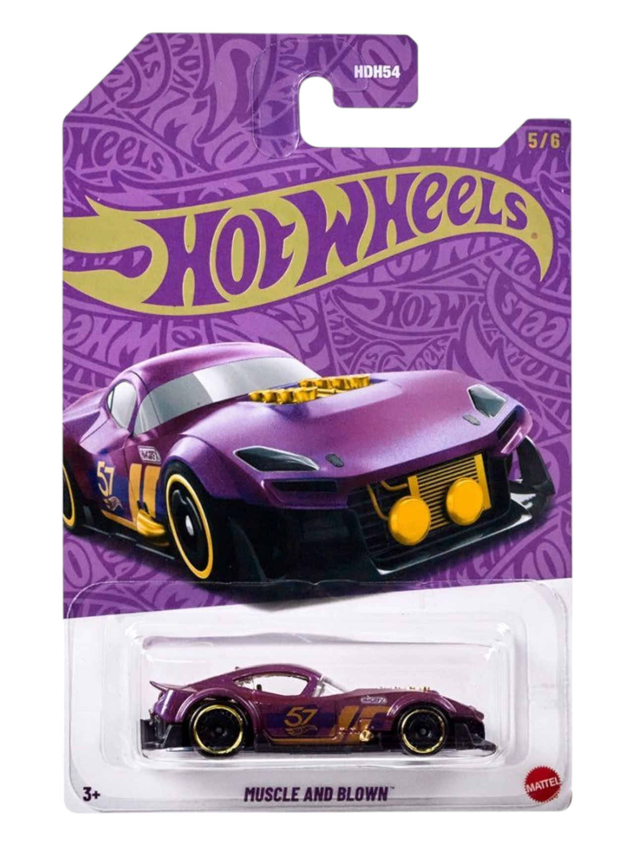 HotWheels 57th aniversary Pearl and Chrome Set of 24 Cars with Chase Piece 1:64 Scale