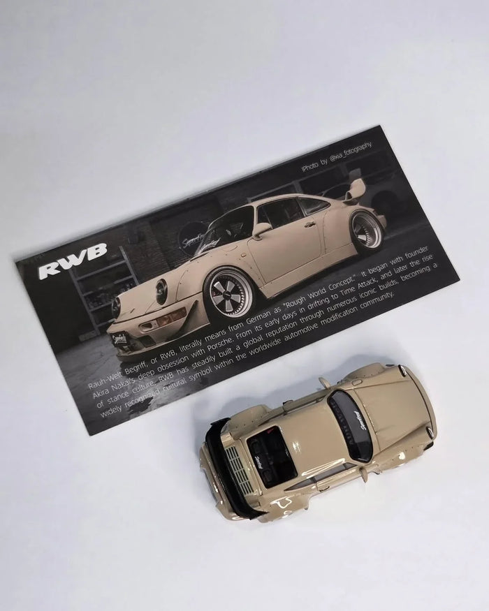 Time Micro "RWB Porsche 911 – Iconic Widebody Street Legend | Premium Diecast Model 1:64 Scale