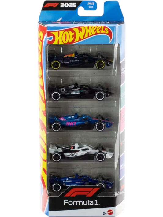 Hot Wheels Formula 1 Team 5 Pack