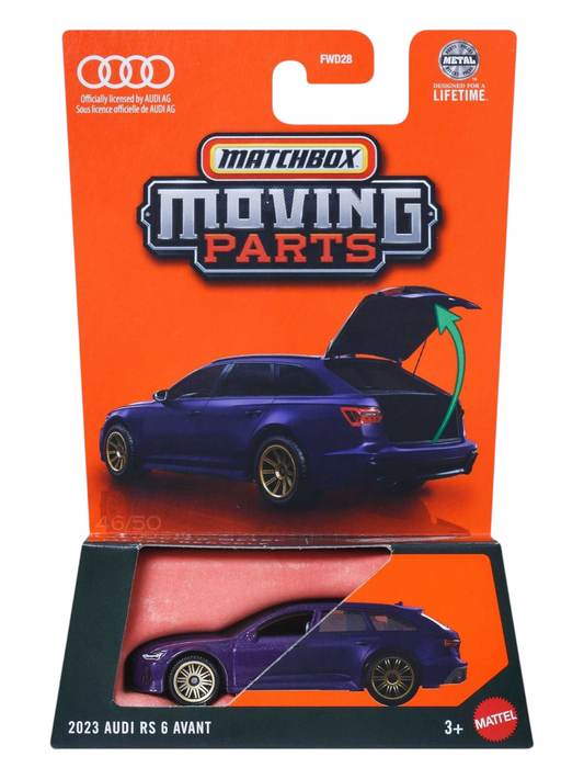 Matchbox Moving Parts 2023 Audi RS 6 Avant 1:64 Scale