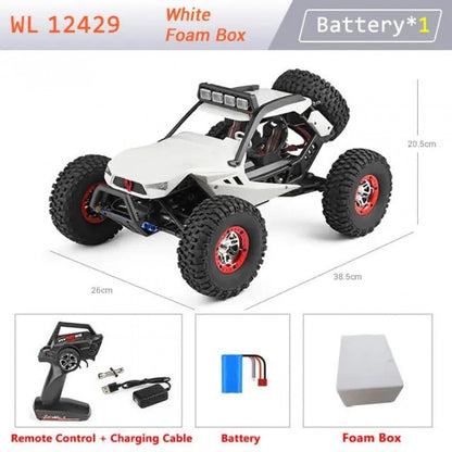 Storm Remote Control Car High Speed High Capacity Battery Off Road Crawler Truck LED Light Buggy ( 40 km / H ) Speed 1:12 Scale