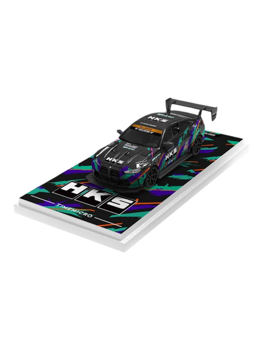 Time Micro BMW M4 HKS Livery 1:64 Scale (With Acrylic Case)