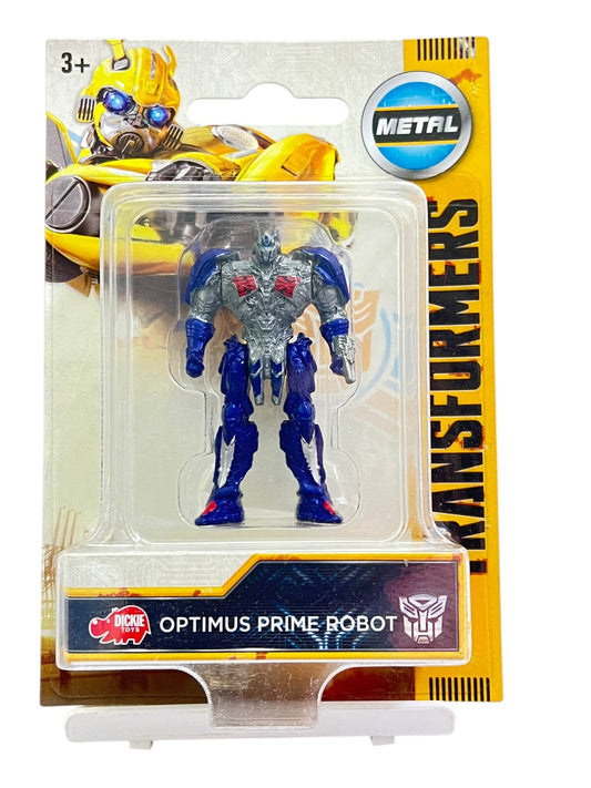 Metal hot rod Optimus Prime transformers