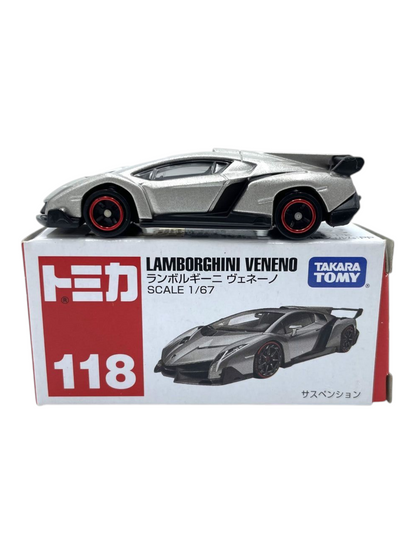 Takara Tomy Tomica Lamborghini Veneno (Silver) 1:67 Scale