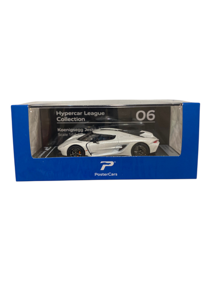 Postercars Koenigsegg Jesko Absolut Hypercar 1:64 Scale - Premium Diecast Collector Model No 06 .