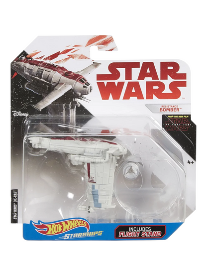 HotWheels Starships Resistance Bomber Star Wars premium Imported 1:64 Scale