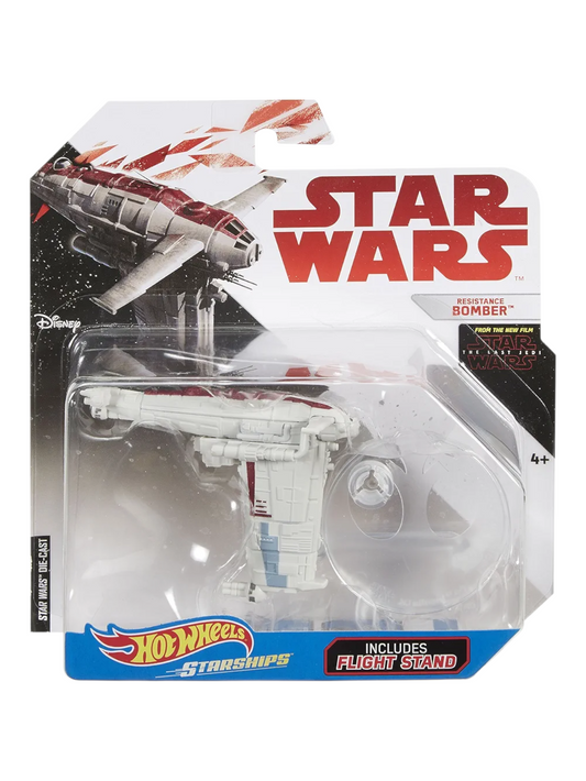 HotWheels Starships Resistance Bomber Star Wars premium Imported 1:64 Scale