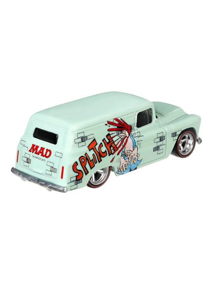 Hotwheels 55 Chevy Panel Mad Splitch Premium Imported 1:64 Scale
