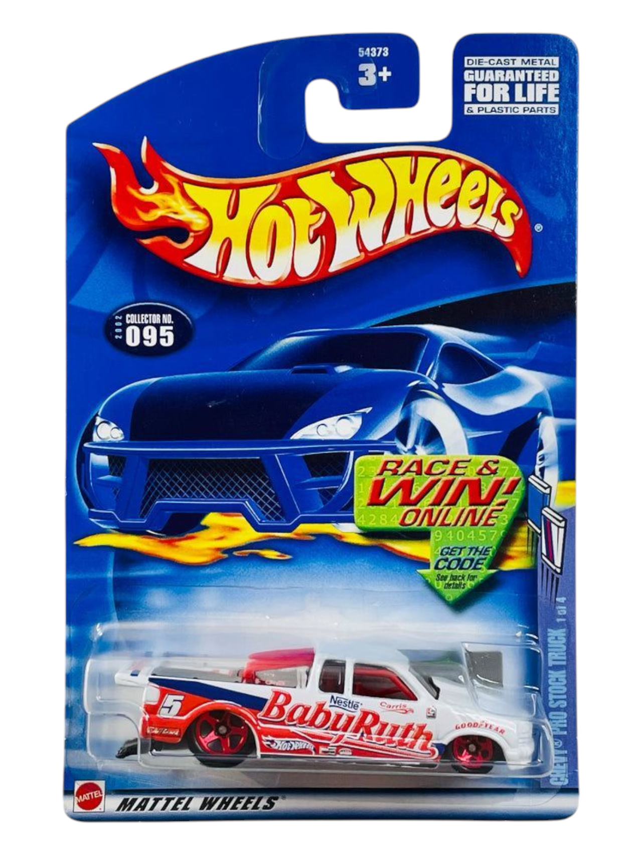 HotWheels Chevy Pro Stock Truck Collector No-095 Imported Mainline 1:64 Scale