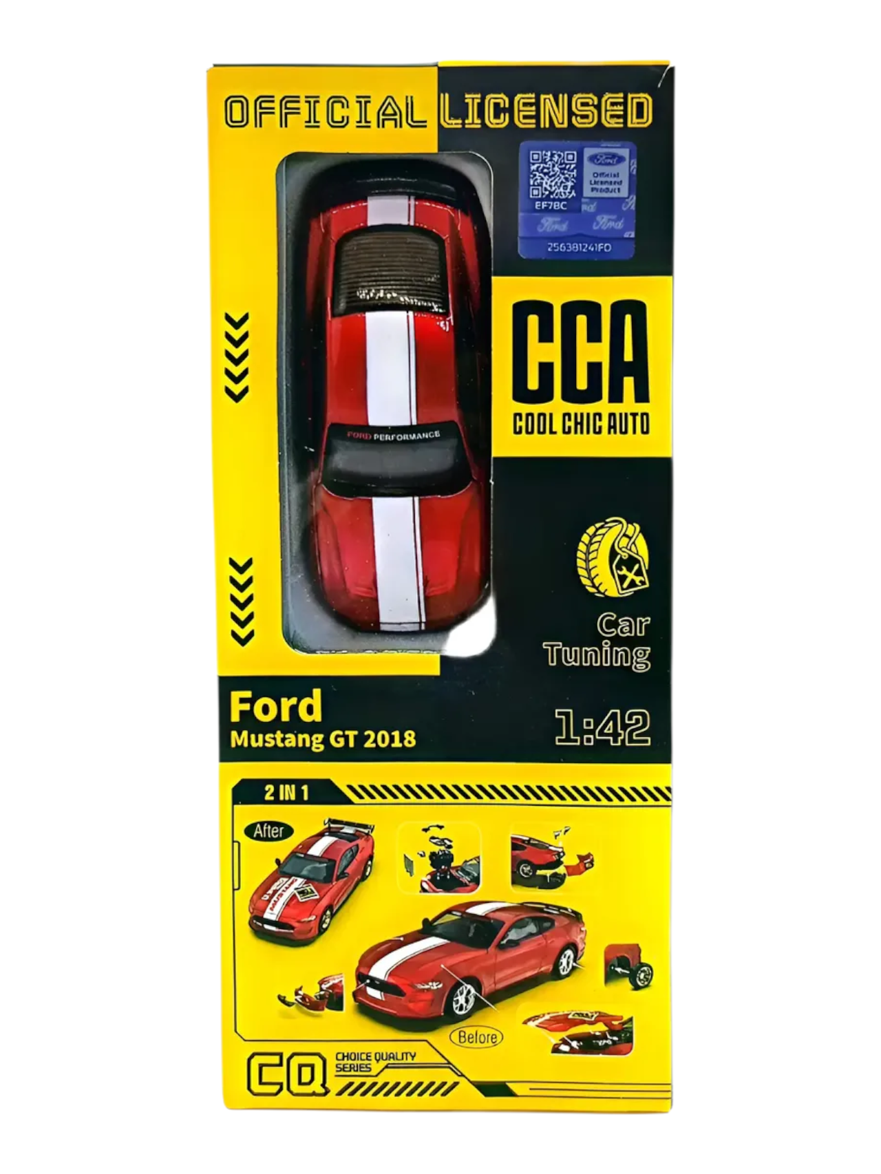 CCA Choice Quality Series Ford Mustang GT 2018 Car Tuning 1:42 Scale
