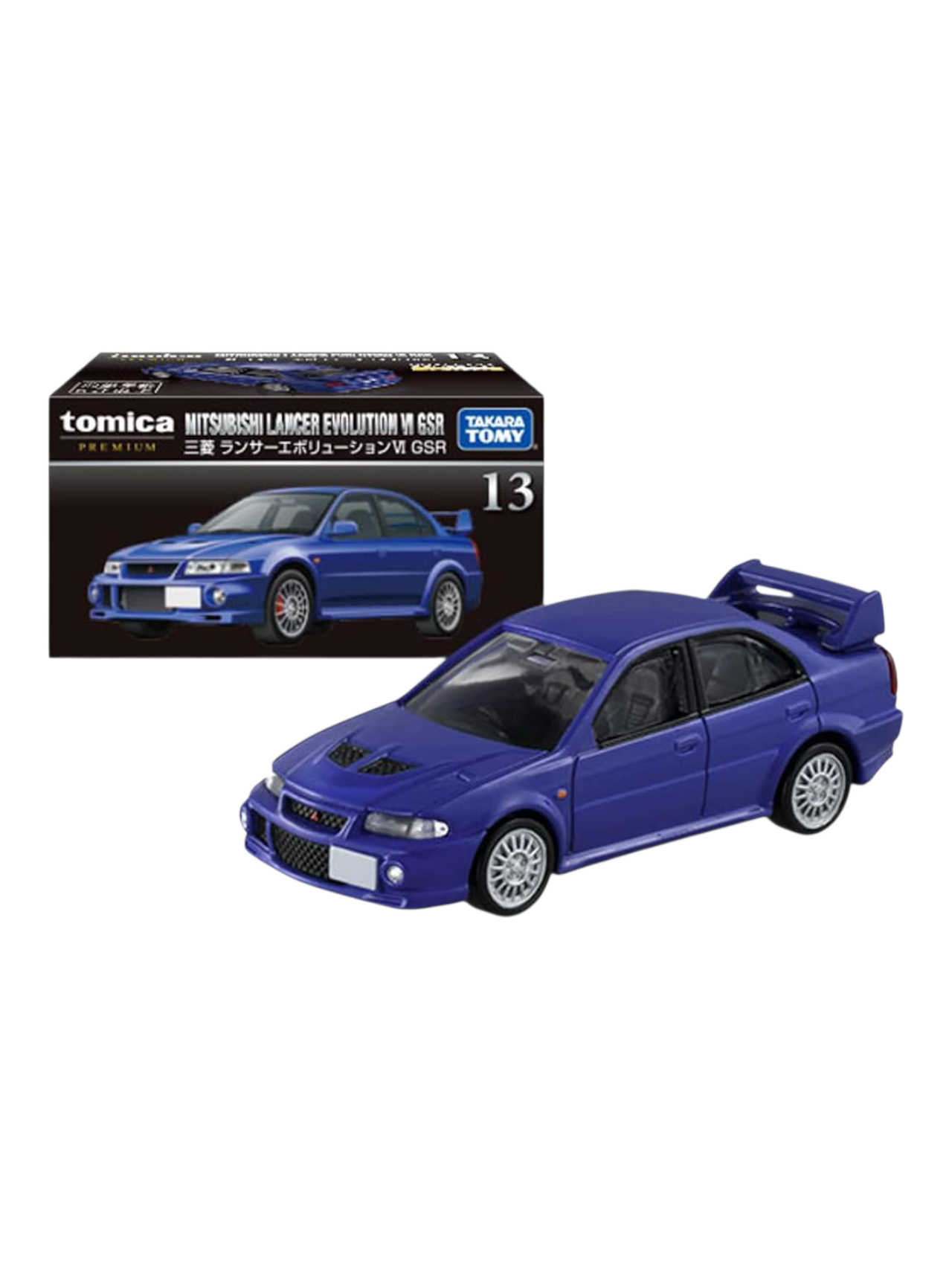 Takara Tomy Tomica Premium Mitsubishi Lancer Evolution VI GSR 1:64 Scale