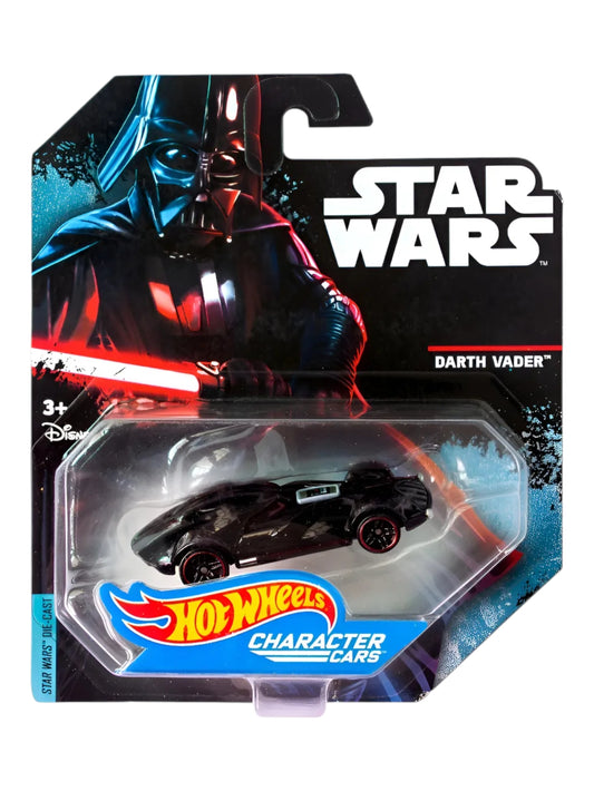 Hotwheels Character Cars Darth Vader Star Wars Premium Imported 1:64 Scale ( blister damage car mint condition )