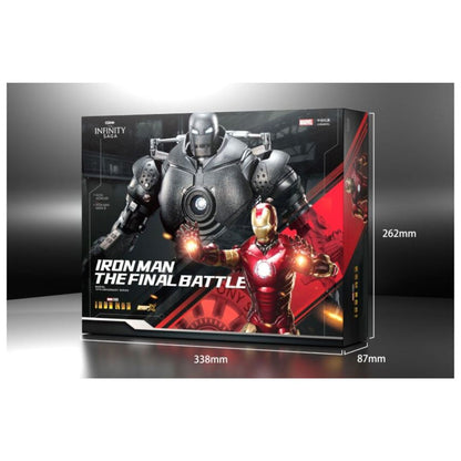 Marvel Studio ZD Toys Iron Man The Final Battle MK & Iron Monger Set Figure 7 Inch 10th Anniversary