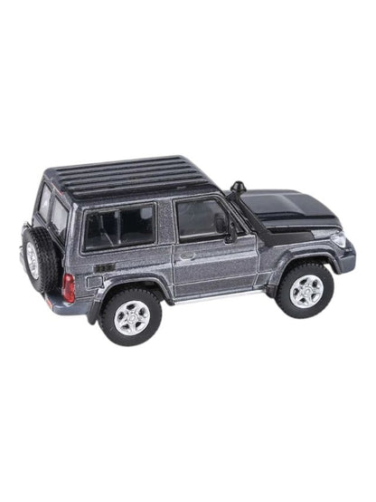 Para64 2014 Toyota Land Cruiser 71 Graphite Grey 1:64 Scale Diecast