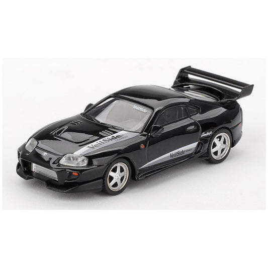 Mini GT Blister #1107: Toyota Supra VeilSide Combat V-II Black Imported 1:64 Scale
