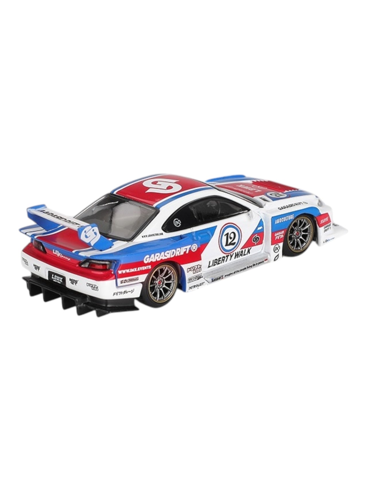 Mini GT nissan s15 silvia LB-Super Silhouette garasidrift x lbwk 2025 code -1022 1:64 Scale