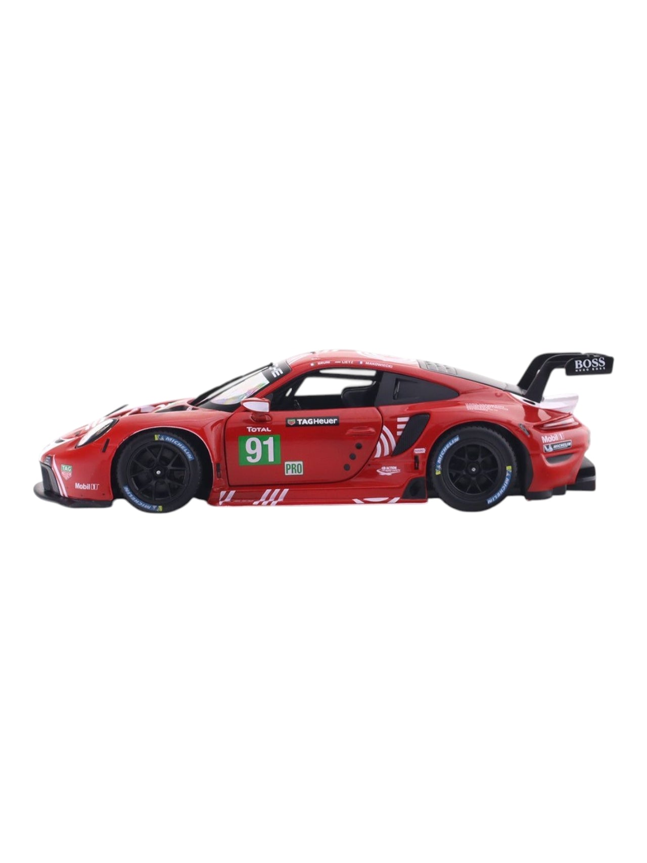 Bburago porsche 911 rsr (official license product) 1:24 die-cast scale model car