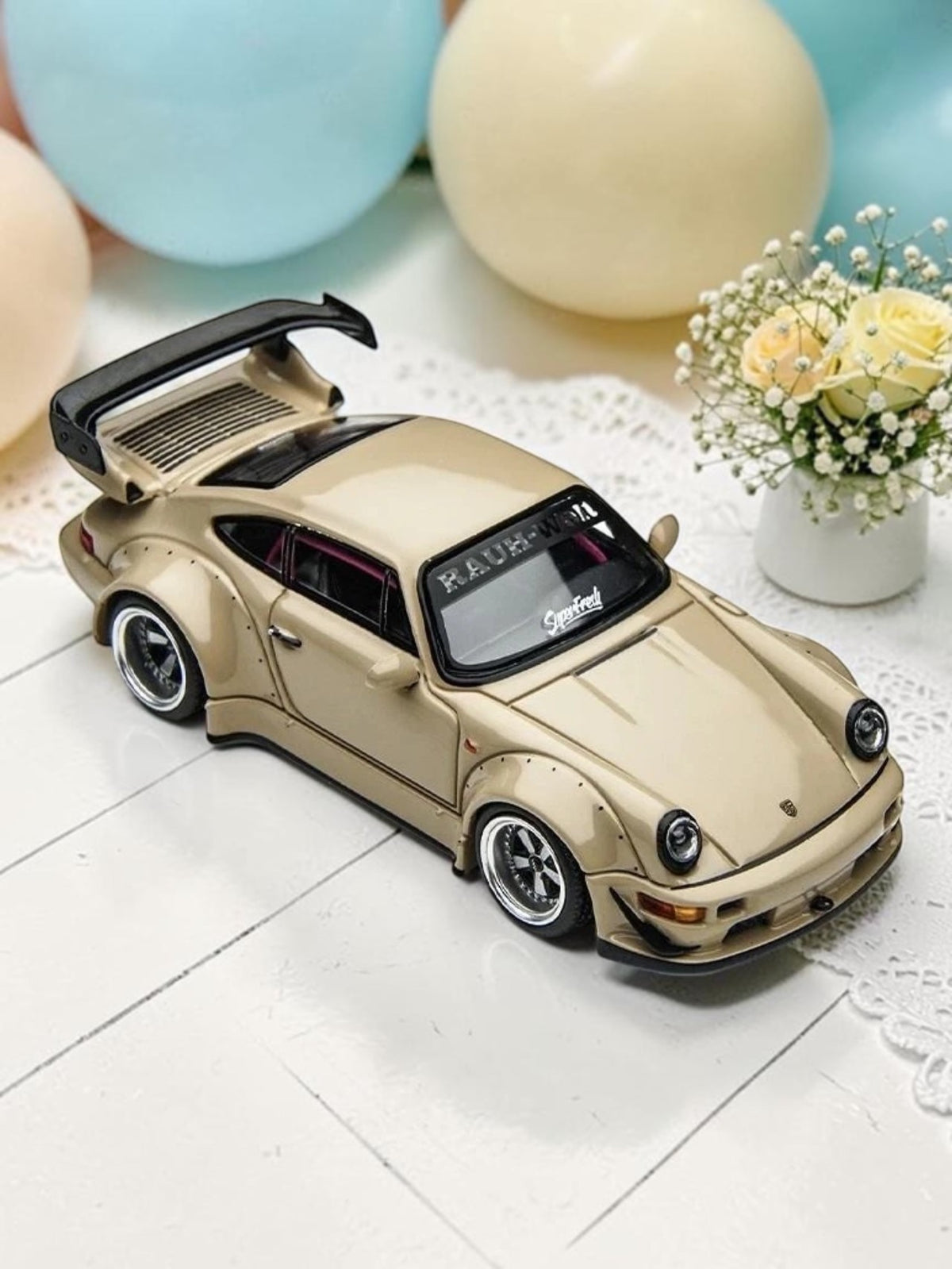 Time Micro "RWB Porsche 911 – Iconic Widebody Street Legend | Premium Diecast Model 1:64 Scale