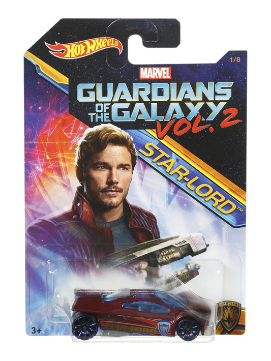 Hotwheels Guardians of the Galaxy Vol. 2 Star-Lord Sling Shot Imported Card Art 1:64 Scale