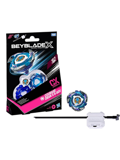Takara Tomy Beyblade X Courage Dran S 6-60V CX Starter Pack, Gyro and Starter