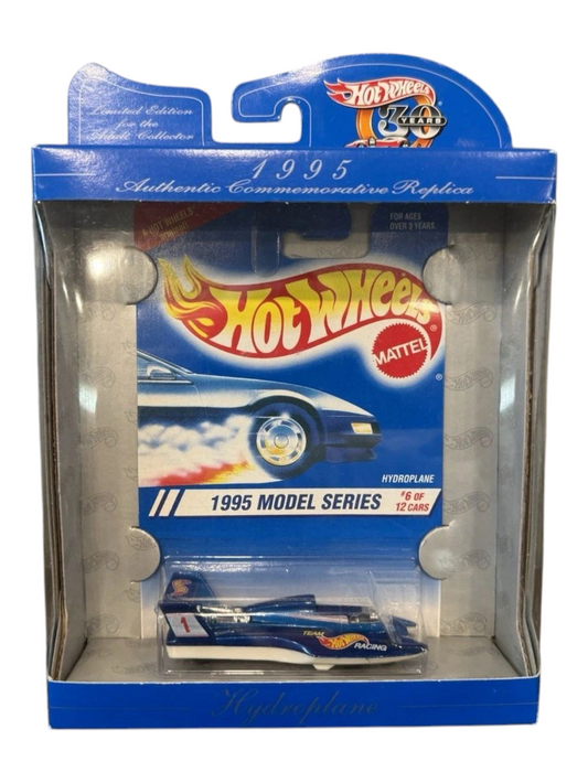 HotWheels 30th Anniversary 1995 Model Series Hydroplane 1:64 Scale (Blister Damaged)