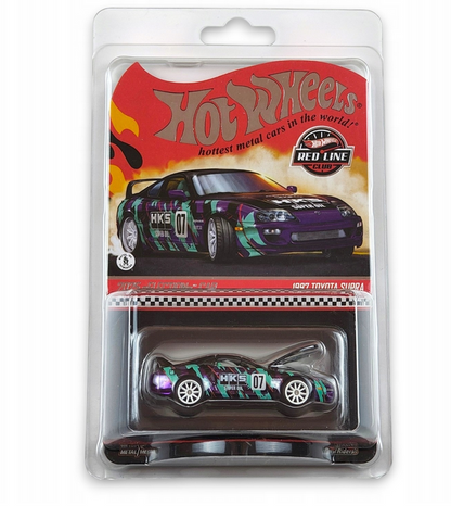Hotwheels 2025 sELECTIONs™ Car "1997 Toyota Supra HKS – RLC Red Line Club 1:64 Scale Collectible Car JCP18-9893