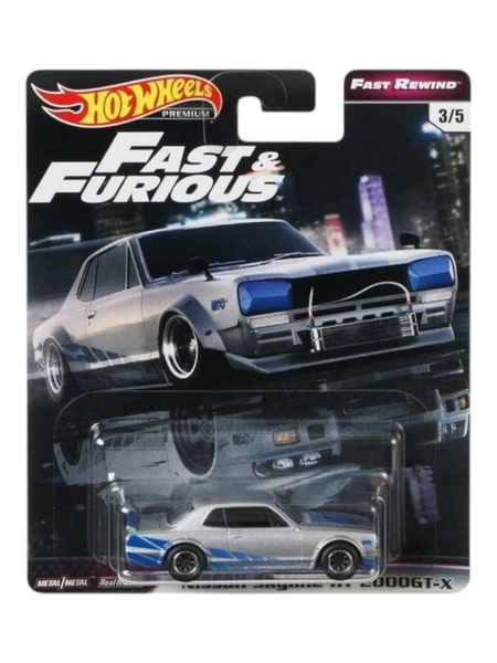 HotWheels Fast Rewind Fast and Furious Nissan Skyline HT 2000GT-X