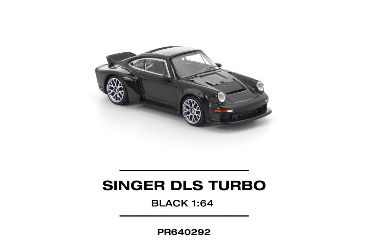 (PR640292) Pop Race SINGER DLS TURBO ROAD BLACK Diecast Model