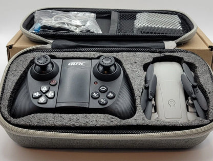 QDRC 4D-V9 Foldable WiFi Camera Drone with HD Camera, Remote Controller, Carry Case & USB Charging Cable