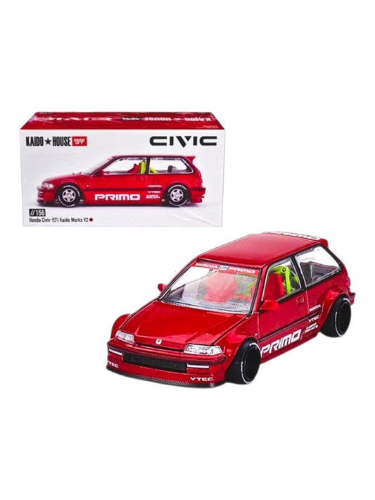 Mini GT Kaido House Honda Civic (EF) Kaido Works V2 (Code,156) 1:64 Scale