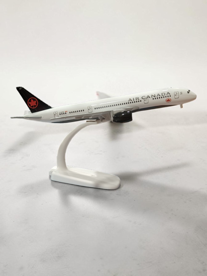 Aircraft Air Canada Boeing-787 9 Dream Liner C - Ghpq Diecast Airplane 20cm' Scale (No.312) Display Stand With Landing Wheels