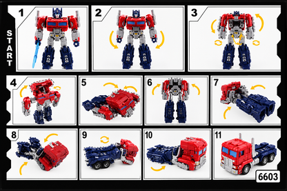 Transformers Optimus Prime & Bumblebee Robot  with Display Box Action Figure DH-03